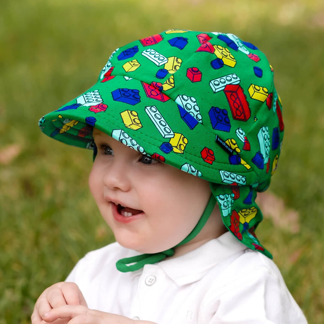 Bedhead | Legionnaire Flap Sun Hat - Blocks