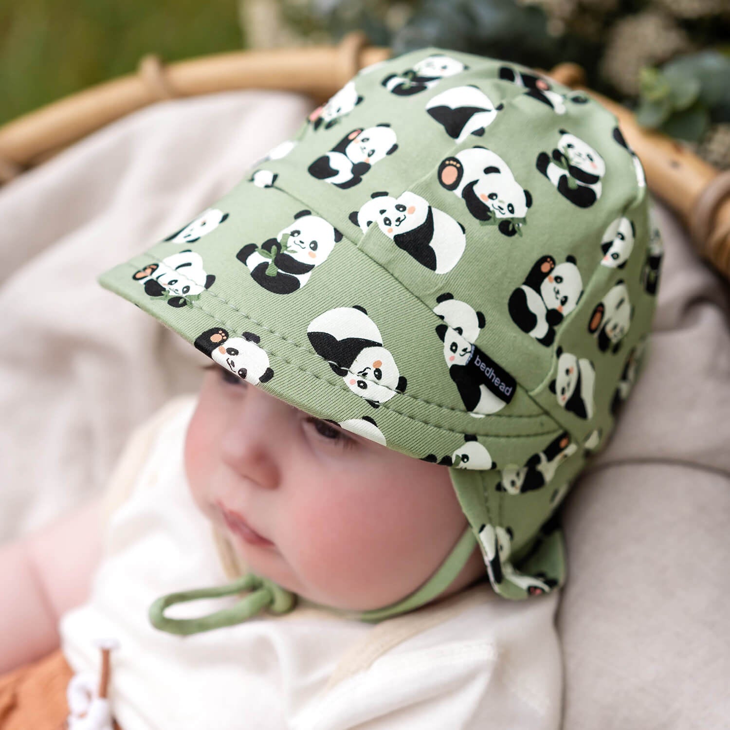 Bedhead | Legionnaire Flap Sun Hat - Panda