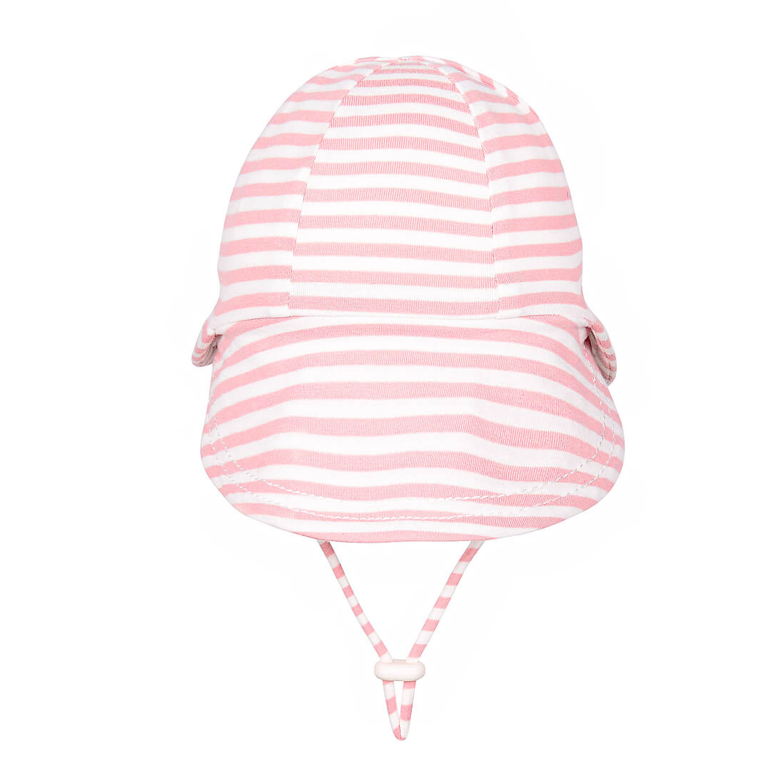 Bedhead | Legionnaire Flap Sun Hat - Pink Stripe