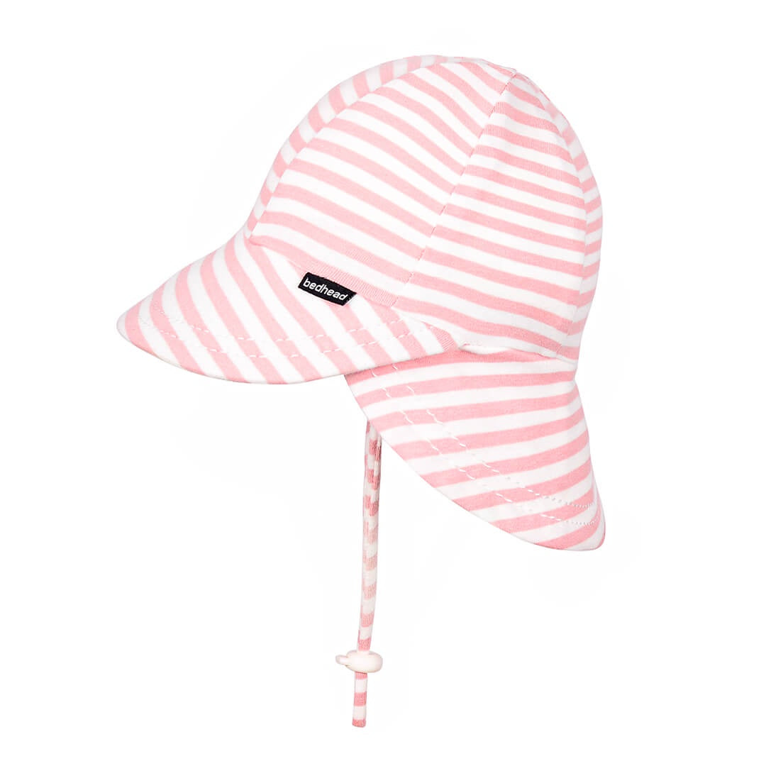 Bedhead | Legionnaire Flap Sun Hat - Pink Stripe