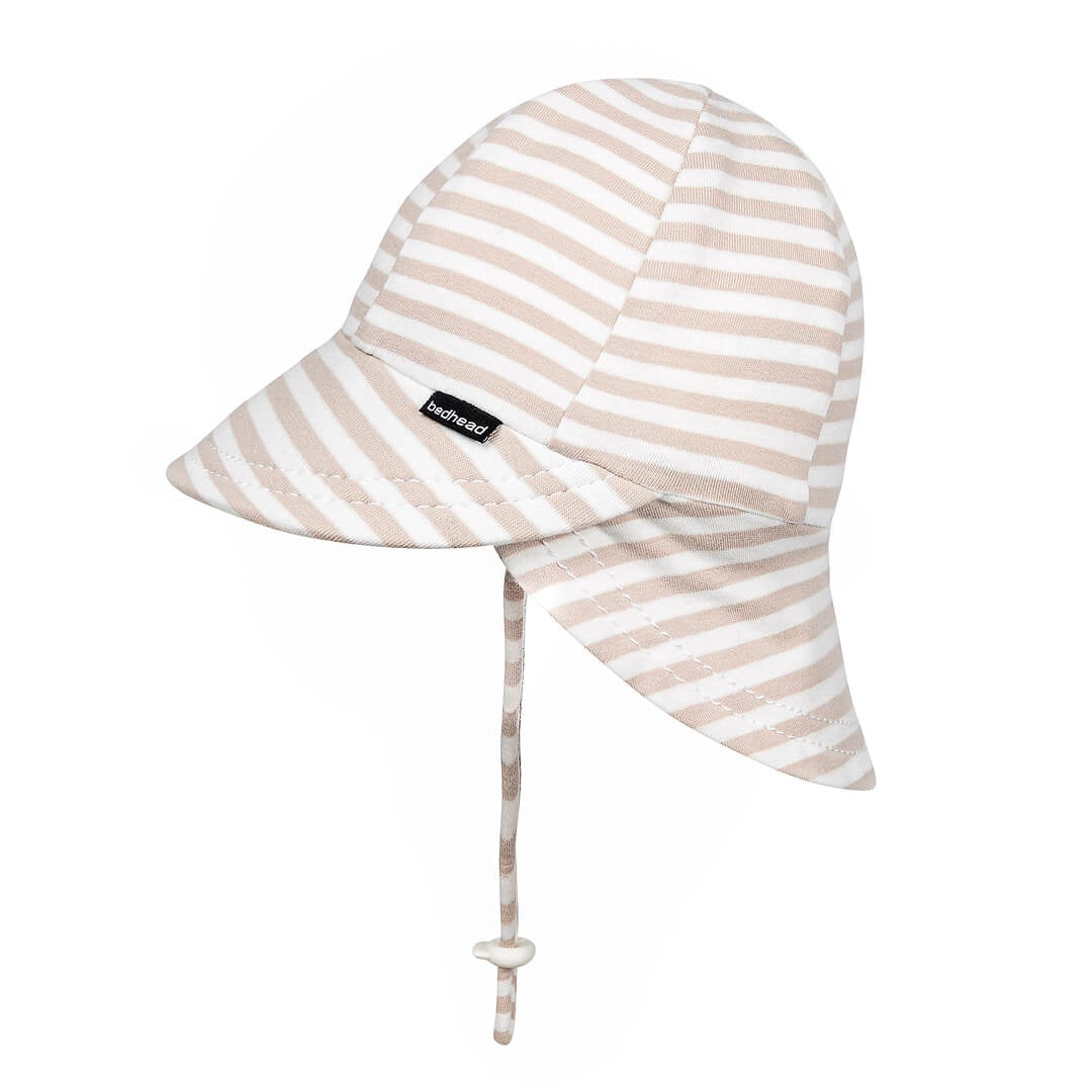 Bedhead | Legionnaire Flap Sun Hat - Natural Stripe