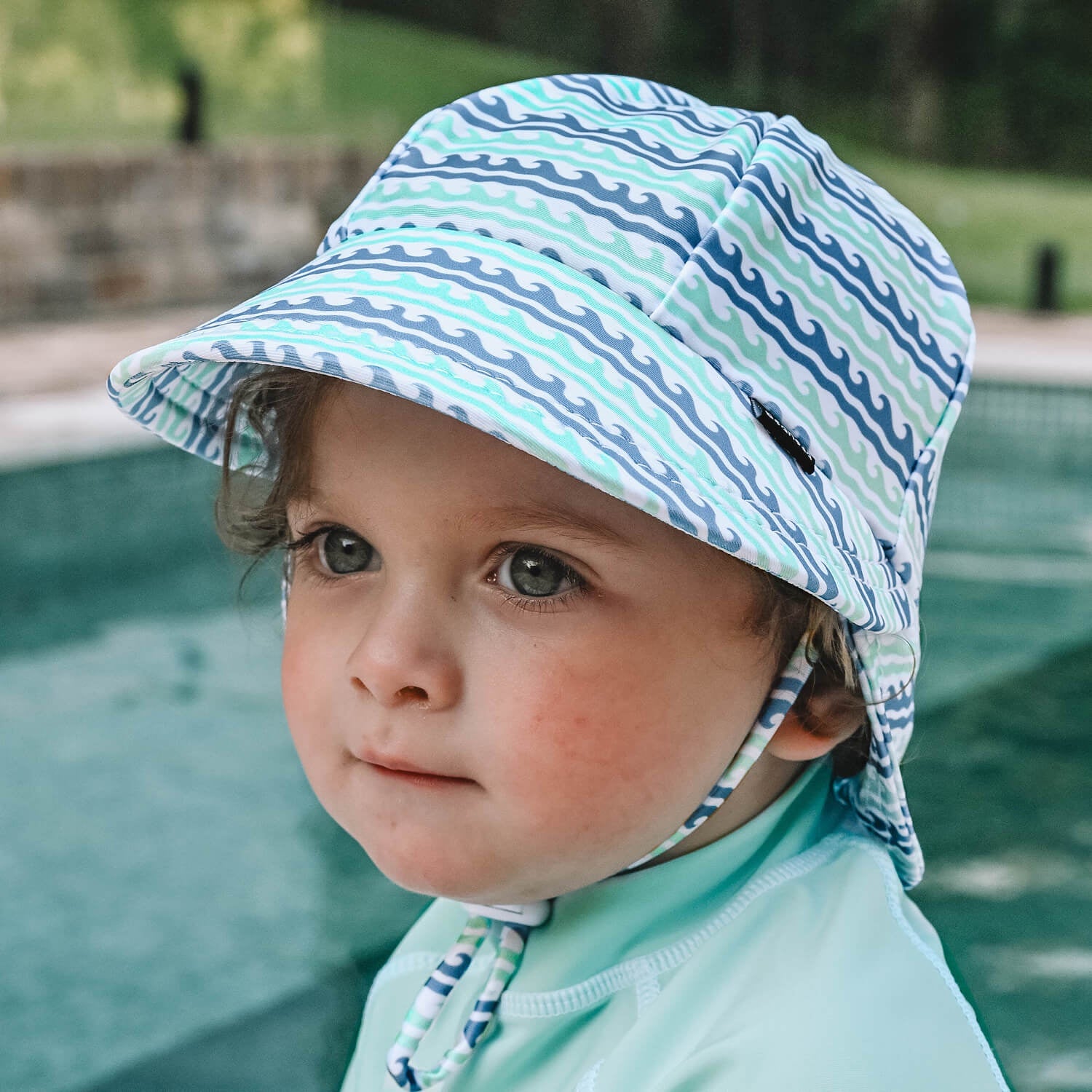 Swim Legionnaire Flap Beach Hat - Riptide | Bedhead