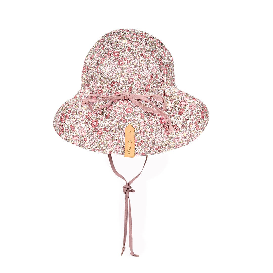 Bedhead | 'Wanderer' Girls Reversible Panelled Bucket Sun Hat - Ramble / Rosa