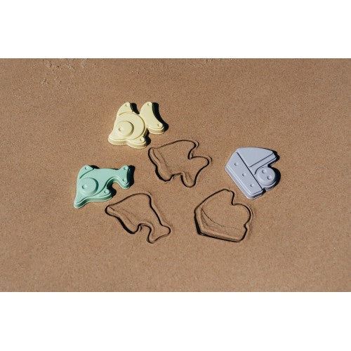 Plasto - I am Green - Beach Sand Mould Set - 6 Pce