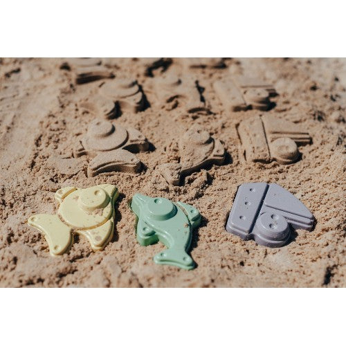 Plasto - I am Green - Beach Sand Mould Set - 6 Pce