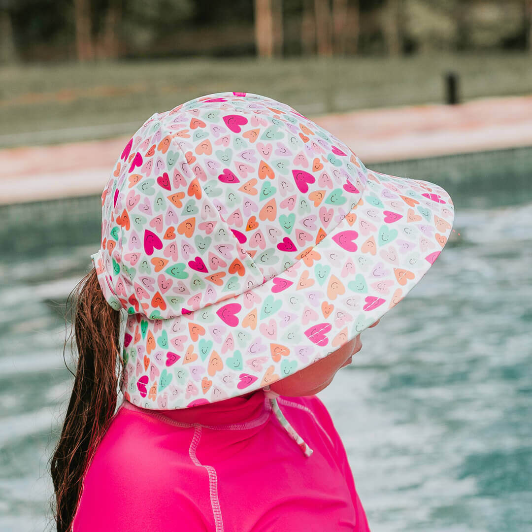 Katie BABY STRIPE bucket hat ピンクストライプ Katie BABY STRIPE bucket hat ピンクストライプ 帽子