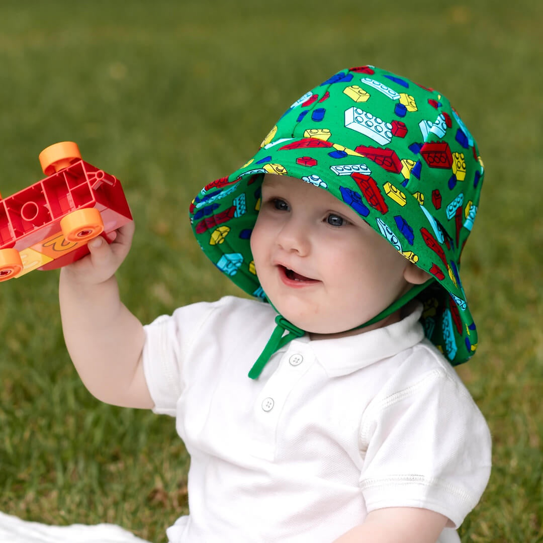 Bedhead | Toddler Bucket Sun Hat - Blocks