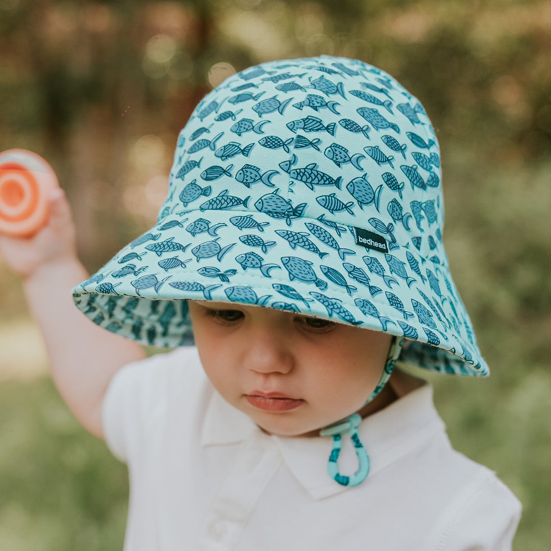 Bedhead | Toddler Bucket Sun Hat - Fish