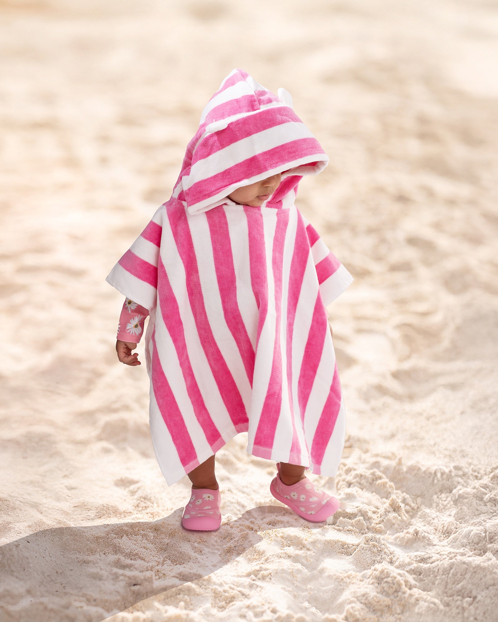 toshi | Hooded Towel Beachcomber / Watermelon