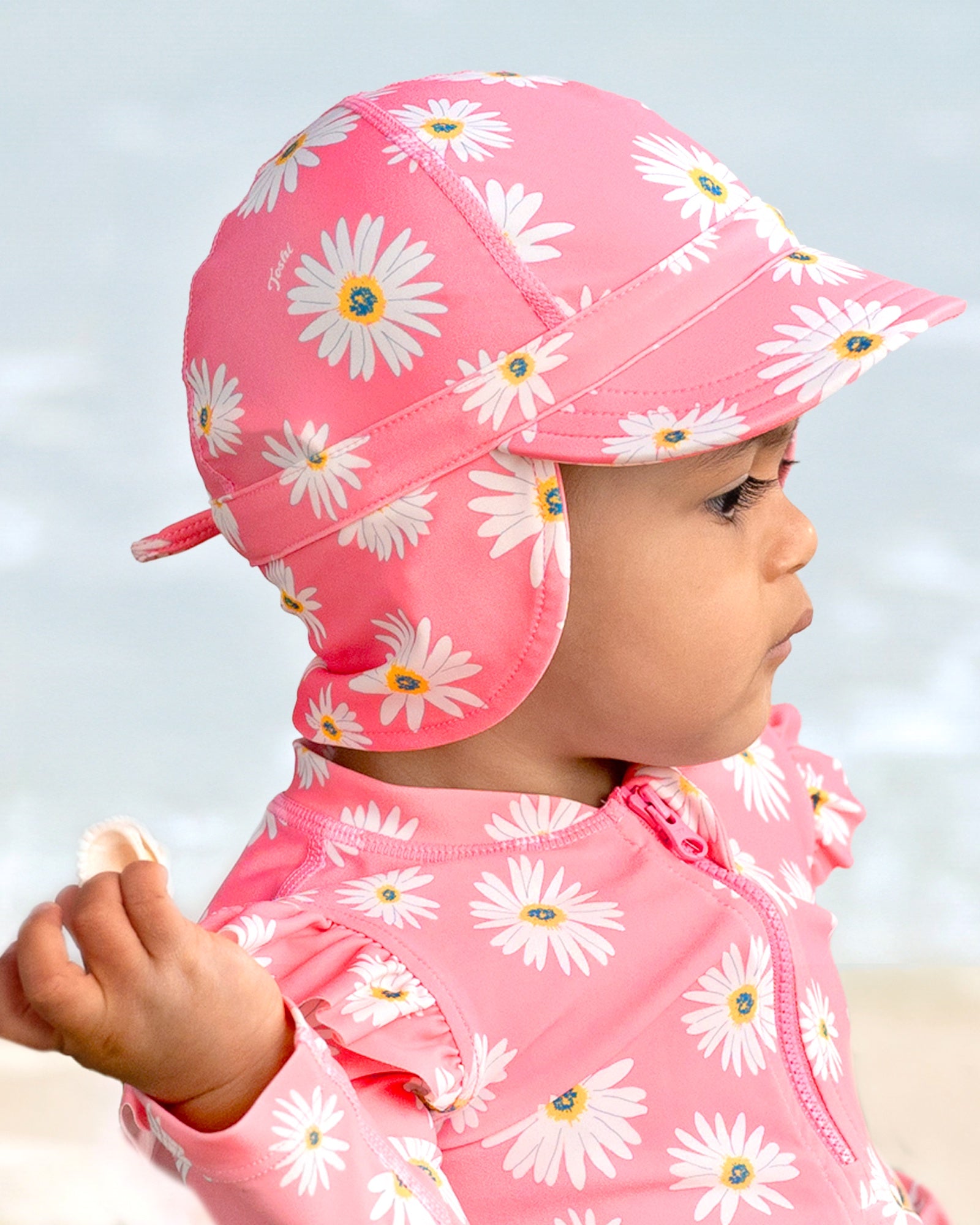 toshi | Swim Flap Cap Paradise / Daisy Watermelon