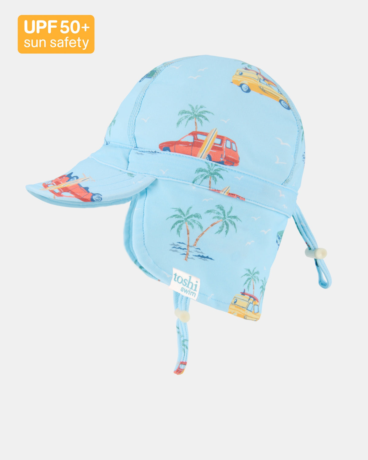 toshi | Swim Flap Cap Paradise / Swell Seekers Sky