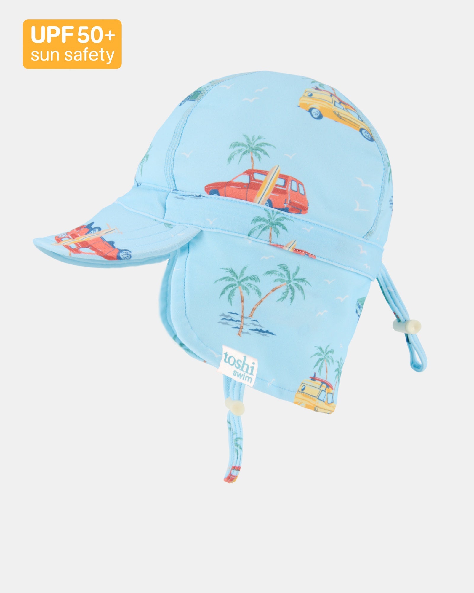 toshi | Swim Flap Cap Paradise / Swell Seekers Sky