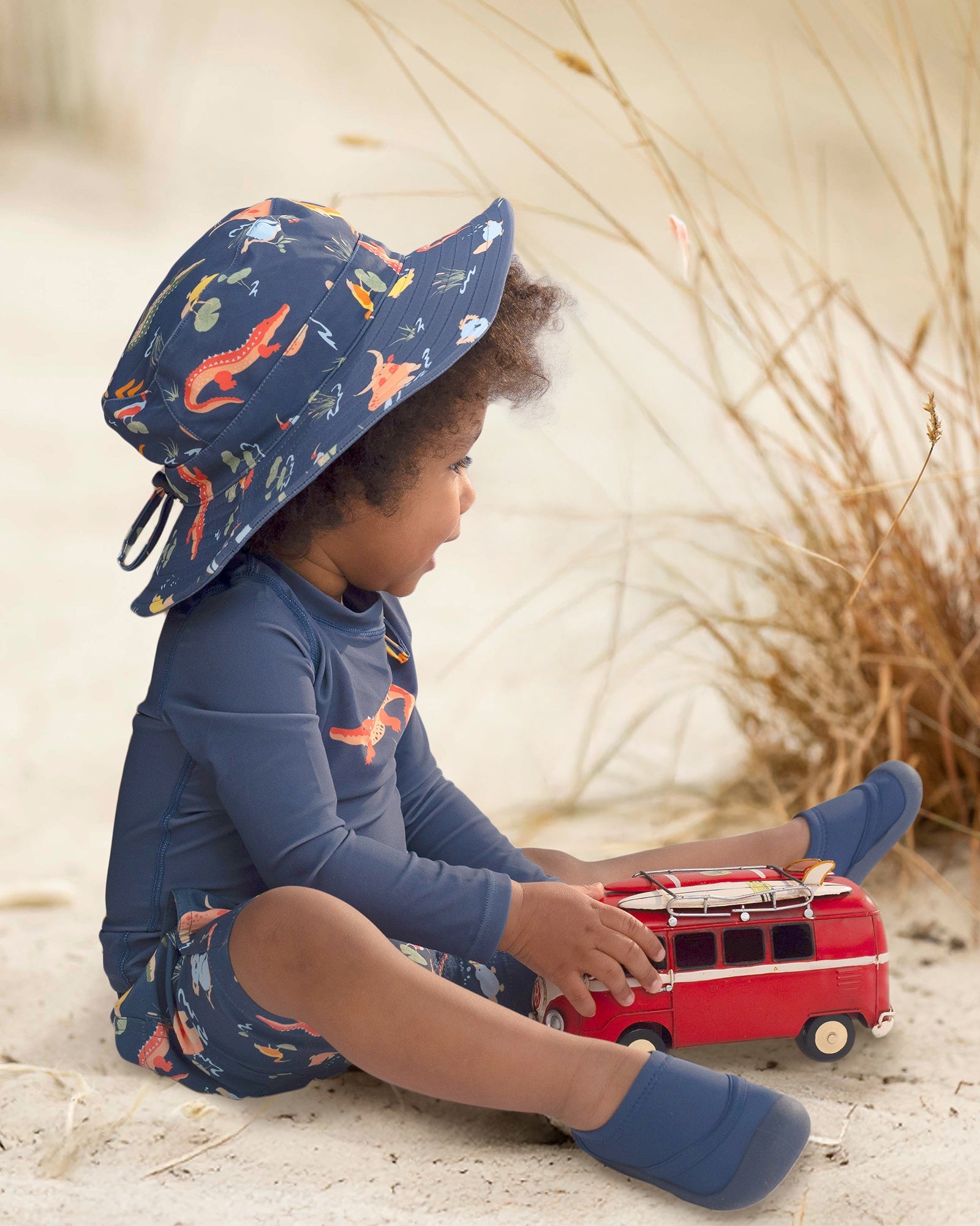 toshi | Swim Sunhat Paradise / Kakadu Moonlight