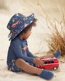 toshi | Swim Sunhat Paradise / Kakadu Moonlight