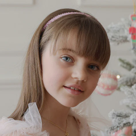 Pink Crystal Headband