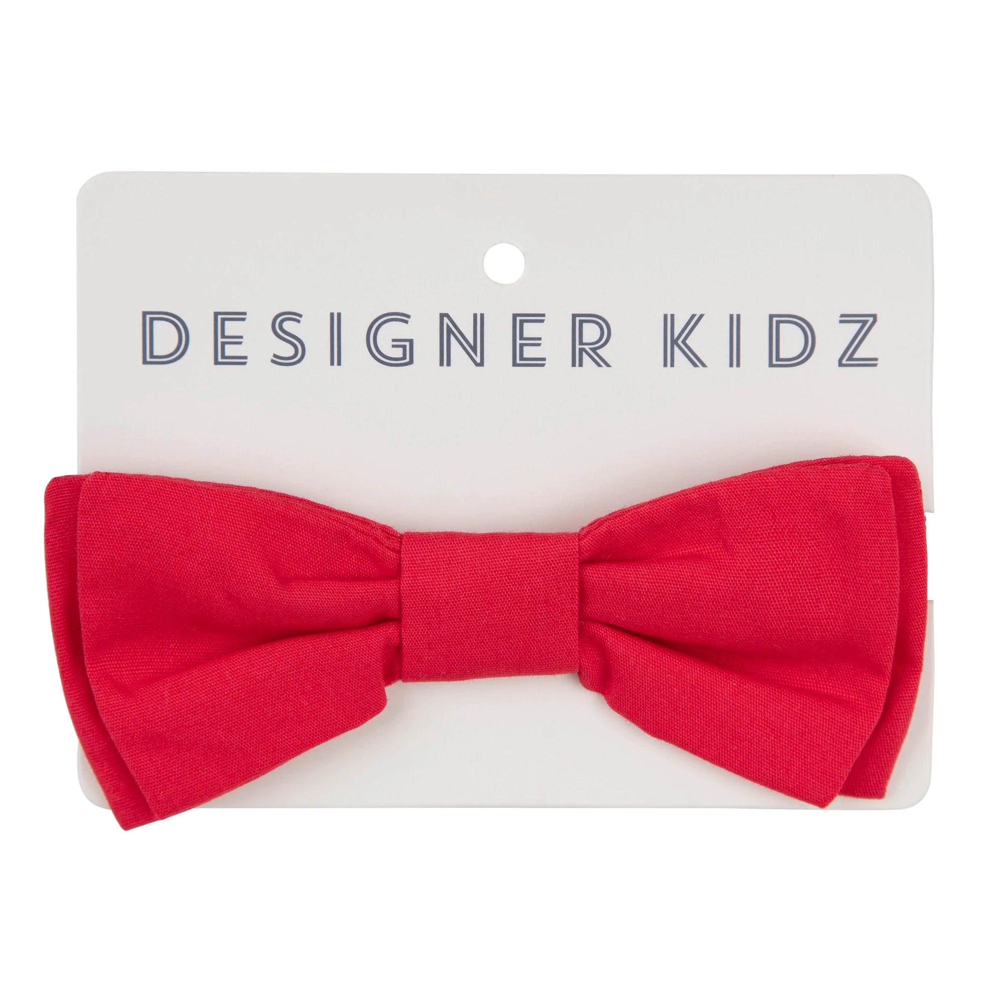 Designer Kidz | Finley Bow Tie - (Red)