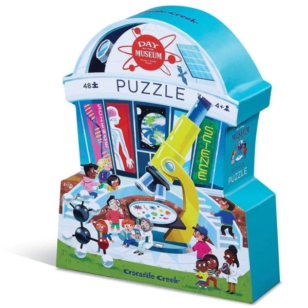 Crocodile Creek | Day at the Museum Puzzle 48 pc- Science