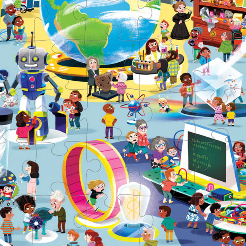 Crocodile Creek | Day at the Museum Puzzle 48 pc- Science