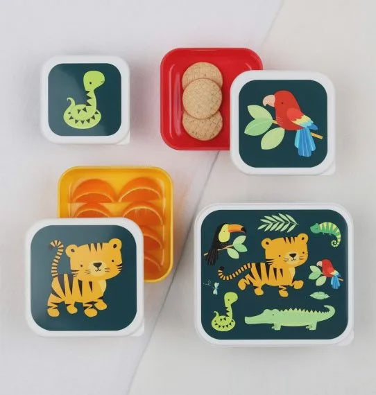 Lunch and Snack Box Set | Jungle Tiger