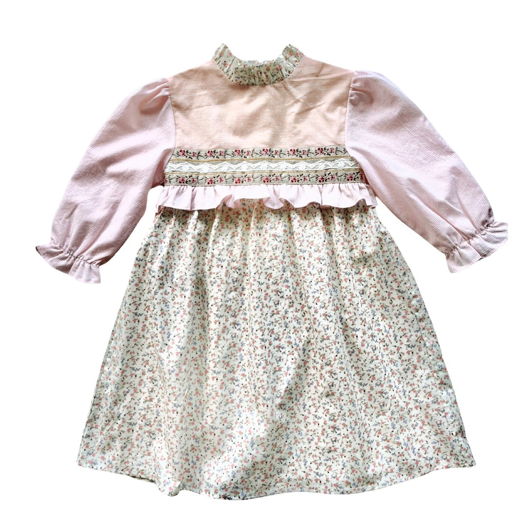 Sweet Rose - Trim Lace Dress