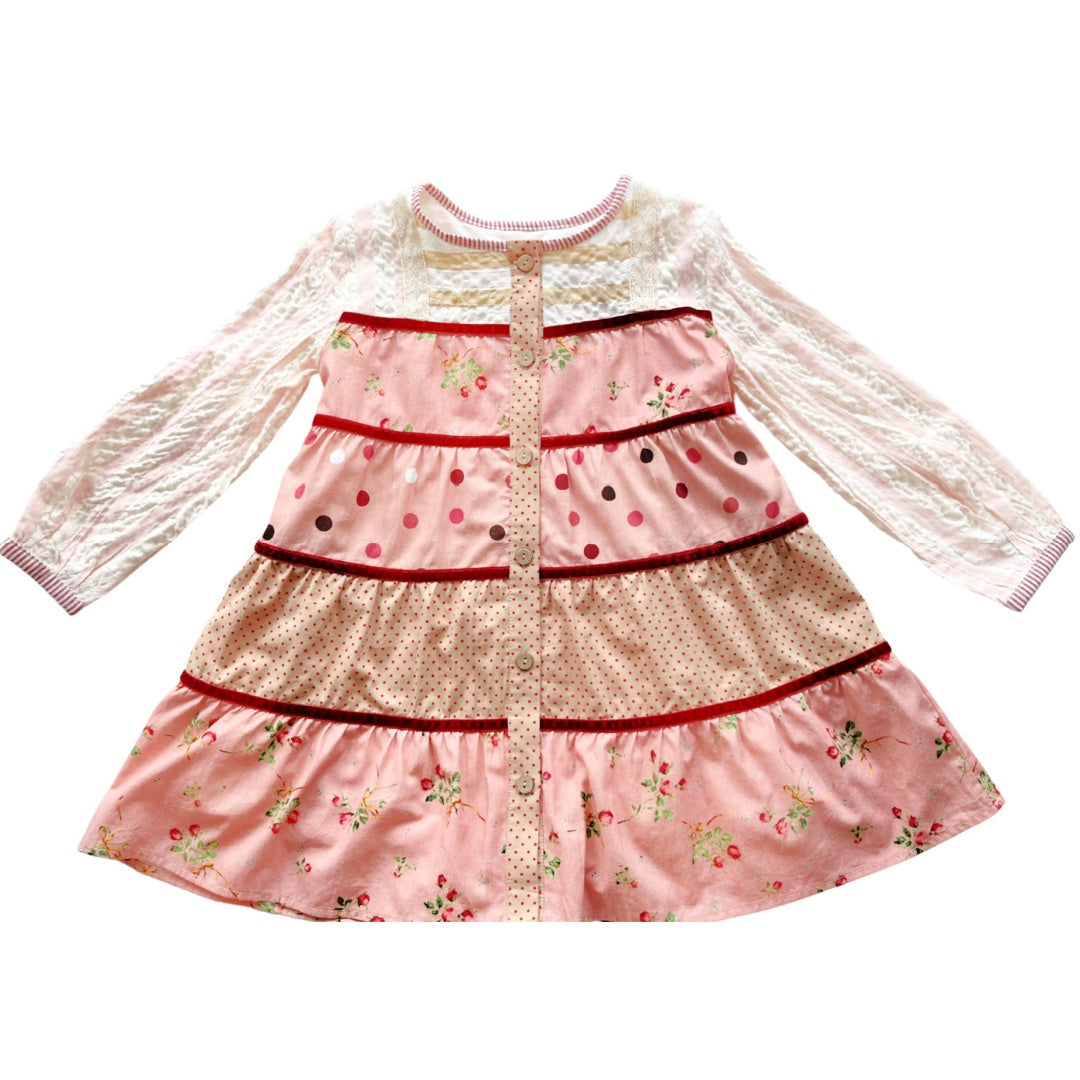 Arthur Ave - Ruby Long Sleeve Tiered Dress