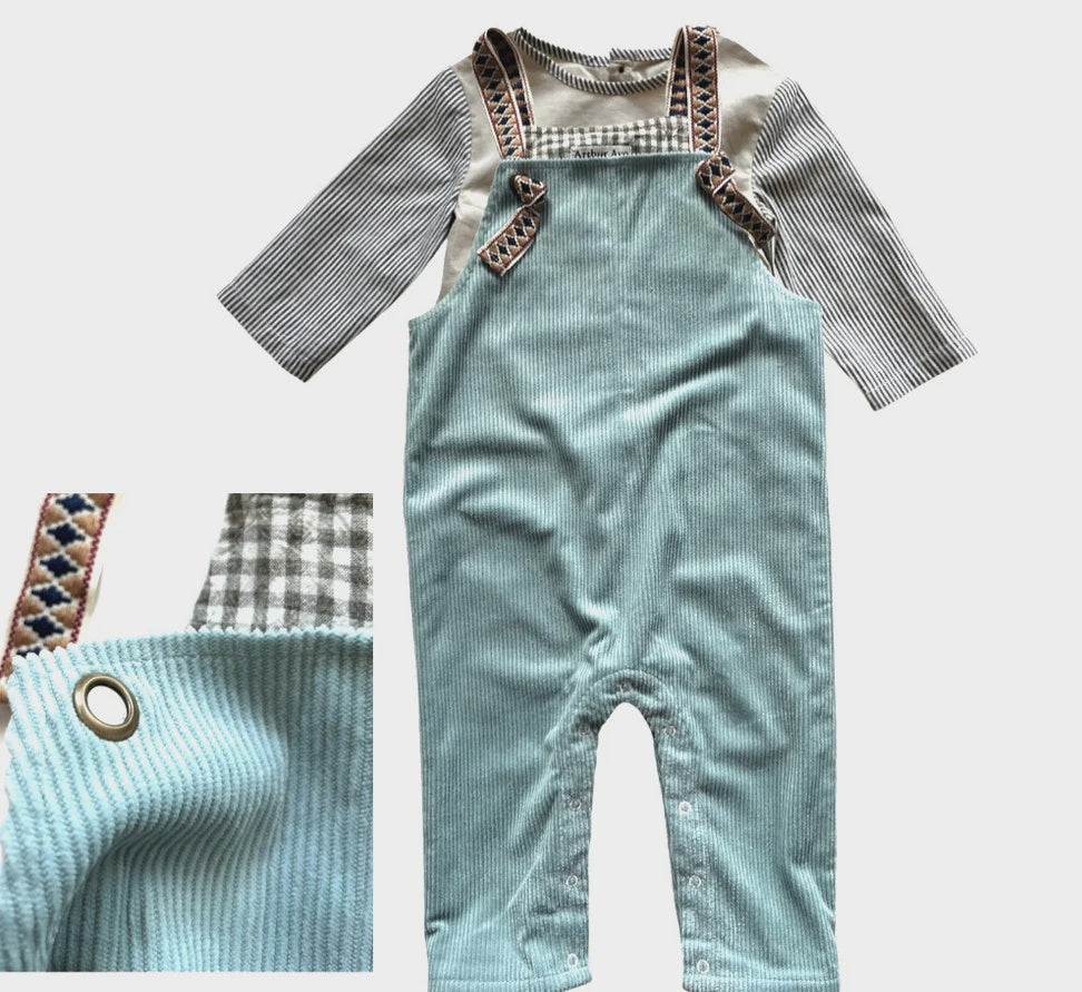 Arthur Ave | Tweed Corduroy Overalls