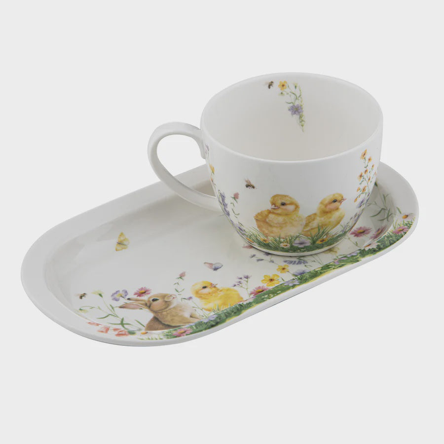 Sweet Meadows Mug & Plate Set