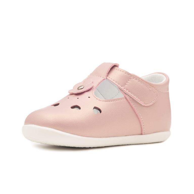 Rosie Baby Girls T-Bar Sandals - Light Pink