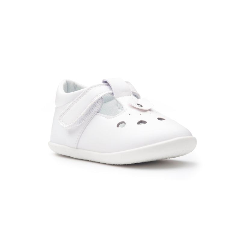 Lily Sandals - White - Baby Girl T-bars