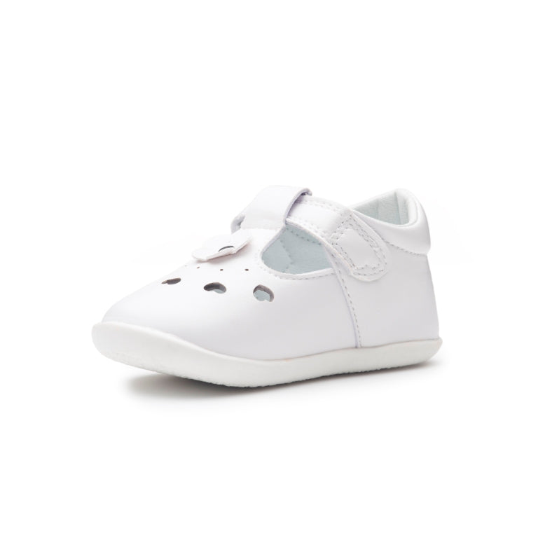 Lily Sandals - White - Baby Girl T-bars