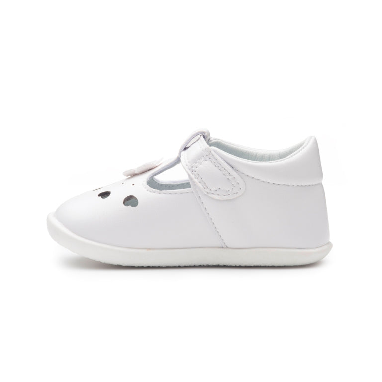 Lily Sandals - White - Baby Girl T-bars