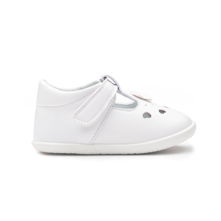 Lily Sandals - White - Baby Girl T-bars