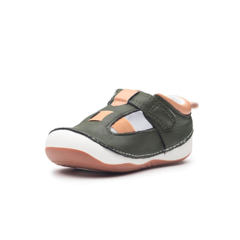 Billycart Kids | Forrest Green and Tan Baby and Toddler Unisex Sandals