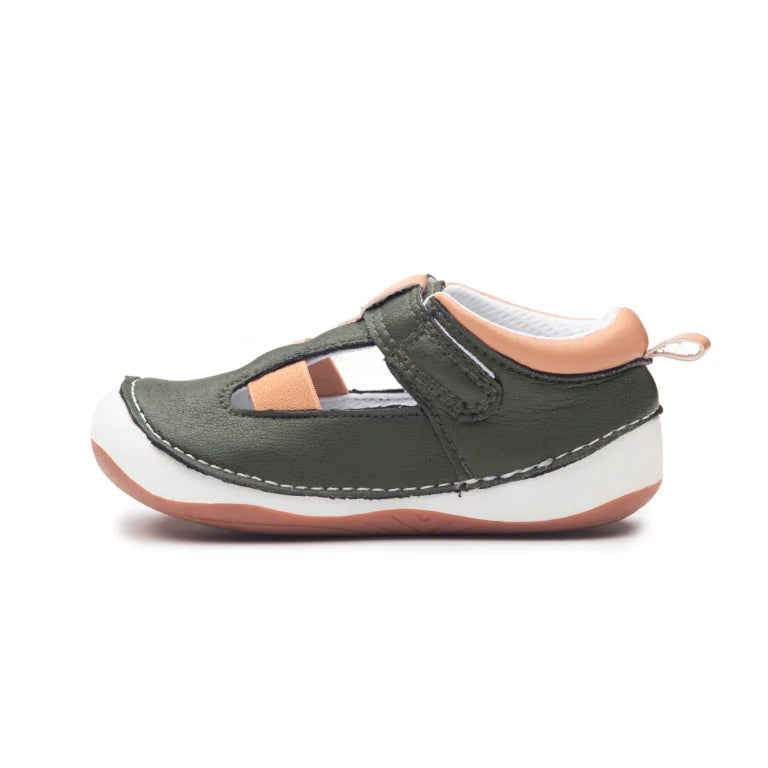 Billycart Kids | Forrest Green and Tan Baby and Toddler Unisex Sandals
