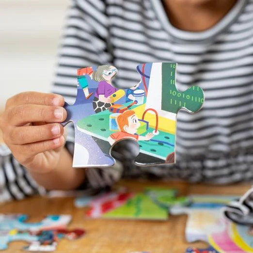 Crocodile Creek | Day at the Museum Puzzle 48 pc- Science