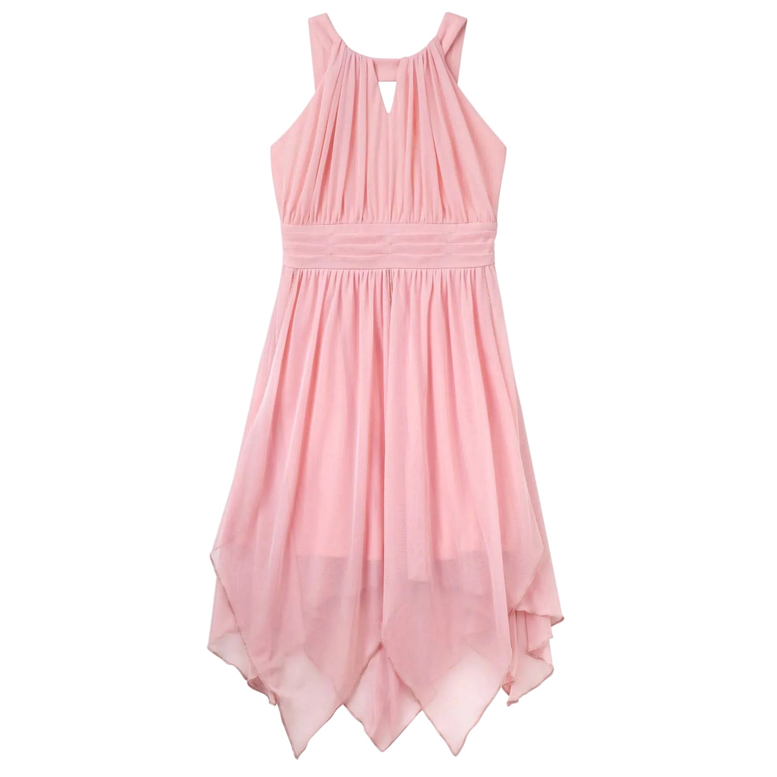Designer Kidz | Angelene Panelled Dress - Peach