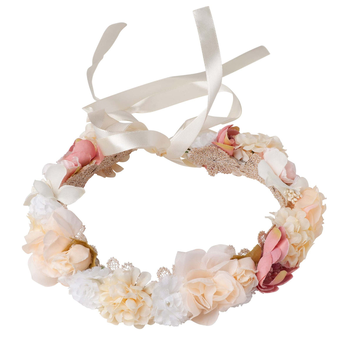 Flower Crown - Juliette - Rose Pink