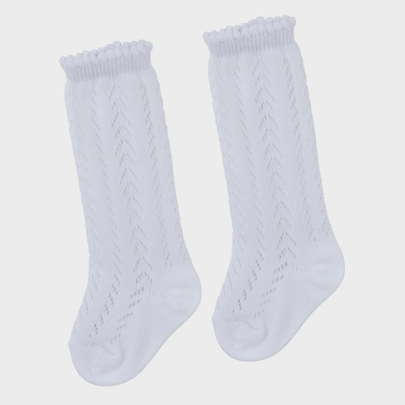 Designer Kidz | Knee High Socks - Ivory
