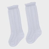 Designer Kidz | Knee High Socks - Ivory
