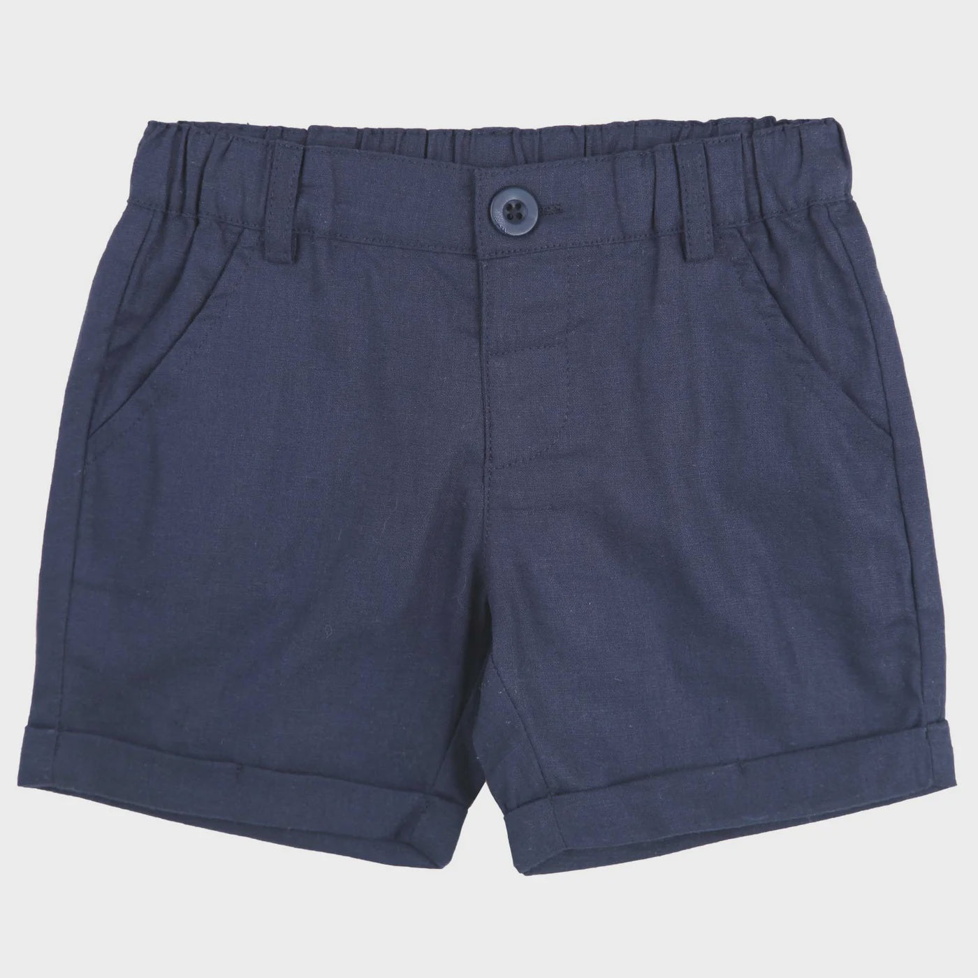 Finley Linen Shorts - Navy