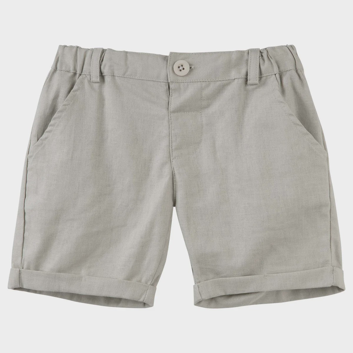 Designer Kidz | Finley Linen Shorts - Pistachio