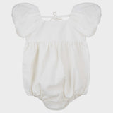 Designer Kidz | Grace Tie Back Romper - Ecru