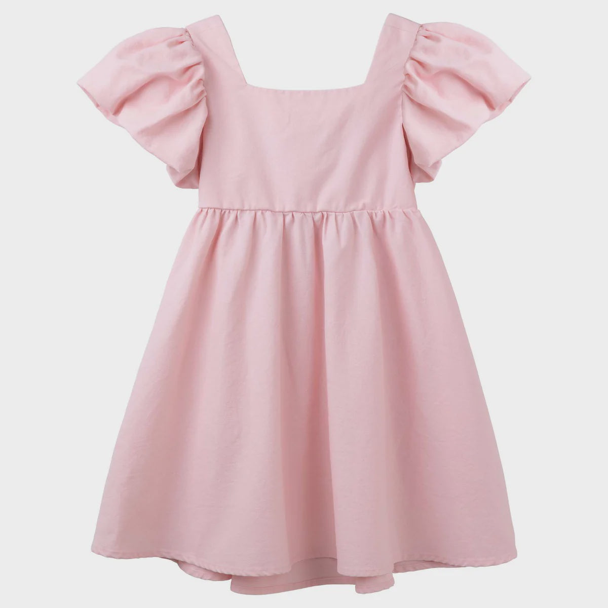 Designer Kidz | Grace Tie Back Dress - Pink (Pale)