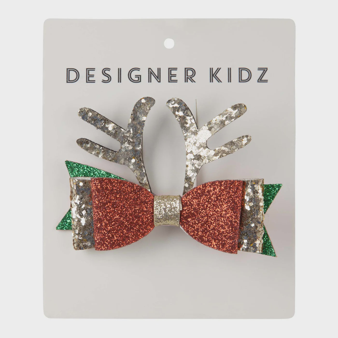 Designer Kidz - Christmas Reindeer Bow Hair Clip