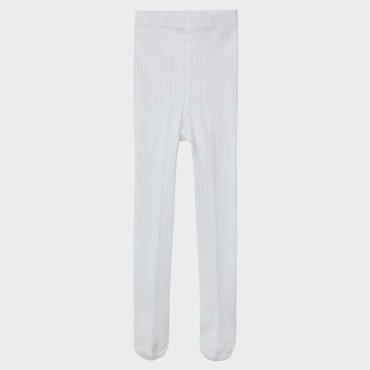 Designer Kidz |Rib Tights - White