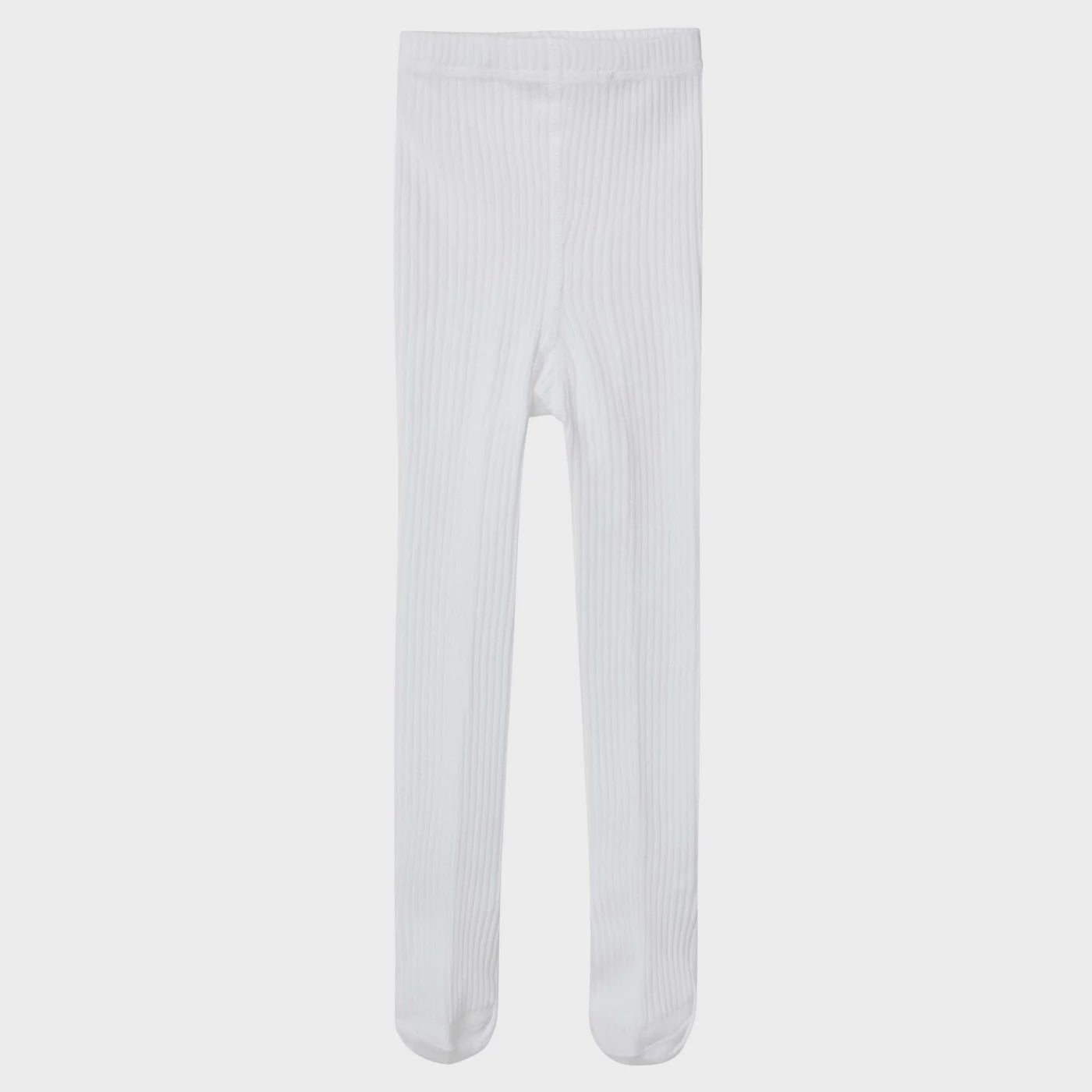 Designer Kidz |Rib Tights - White
