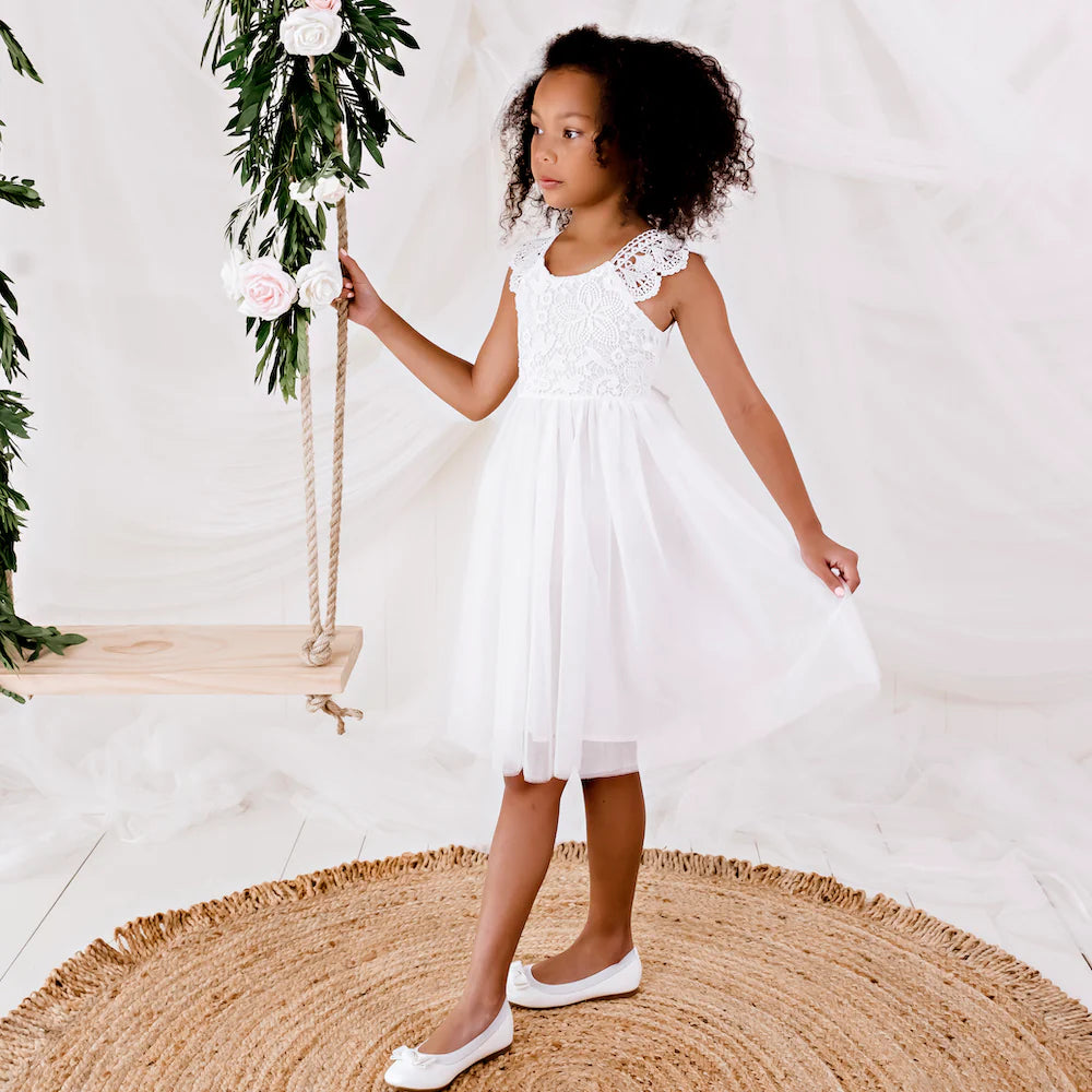 Designer Kidz | Angie Lace Bodice Dress