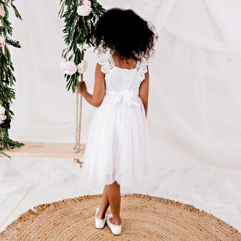 Designer Kidz | Angie Lace Bodice Dress