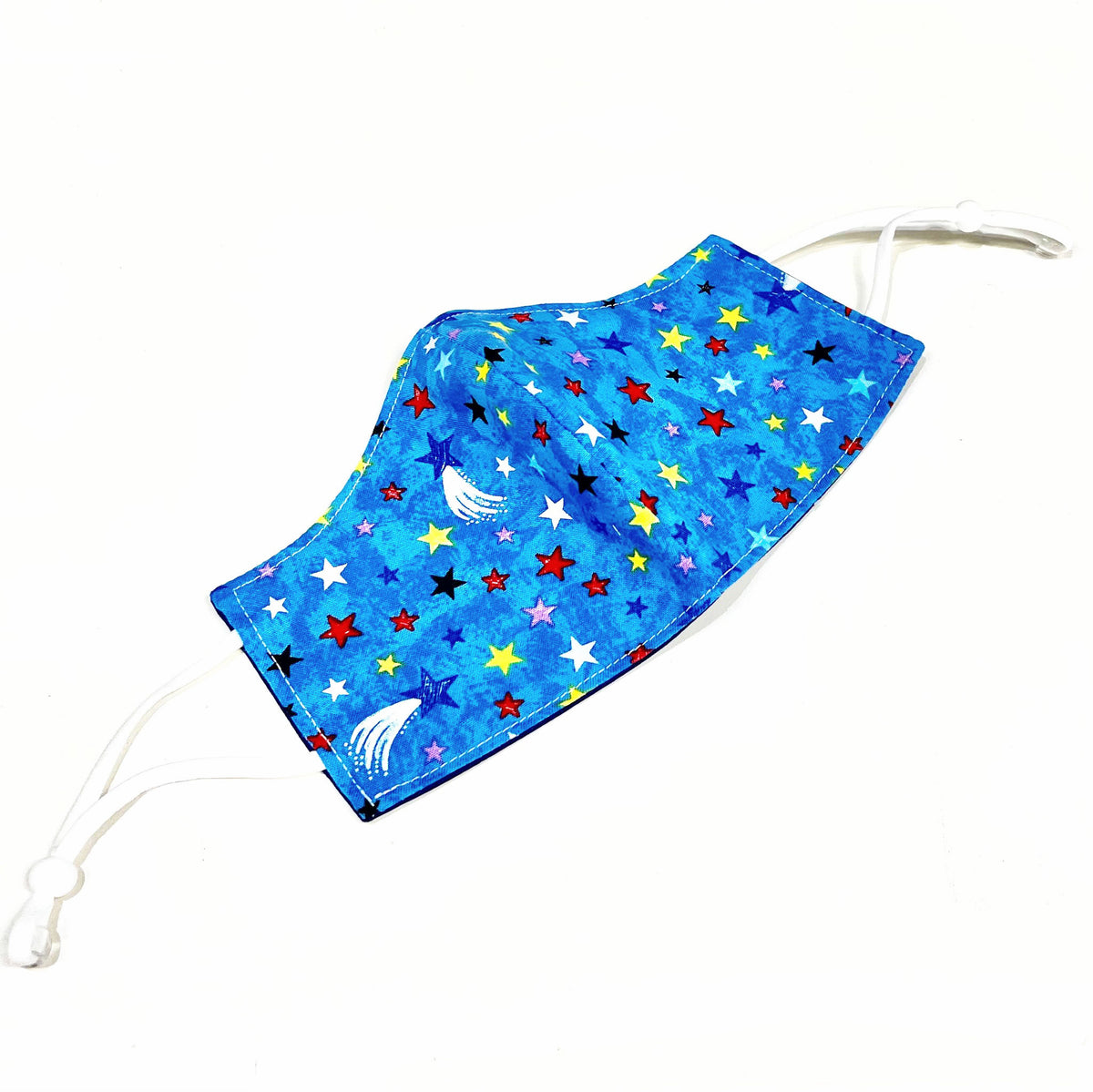 Face Mask - Stars Galaxy Blue