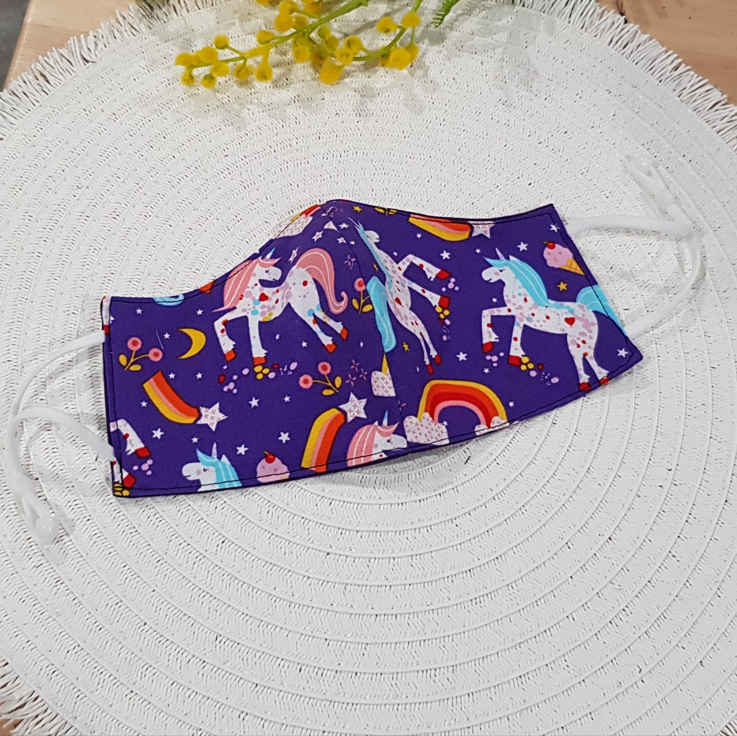 Face Mask - Purple Unicorn